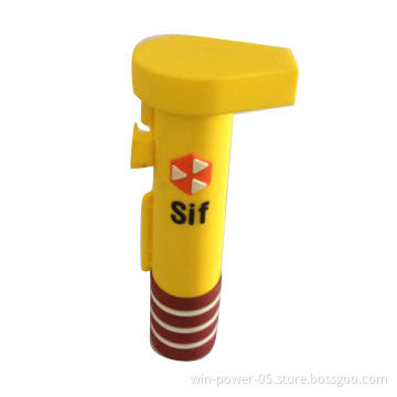 Promotional USB Flash Drives, PVC Screw Shaped, Full Capacity, CE/HCC/RoSH Marked